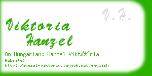 viktoria hanzel business card